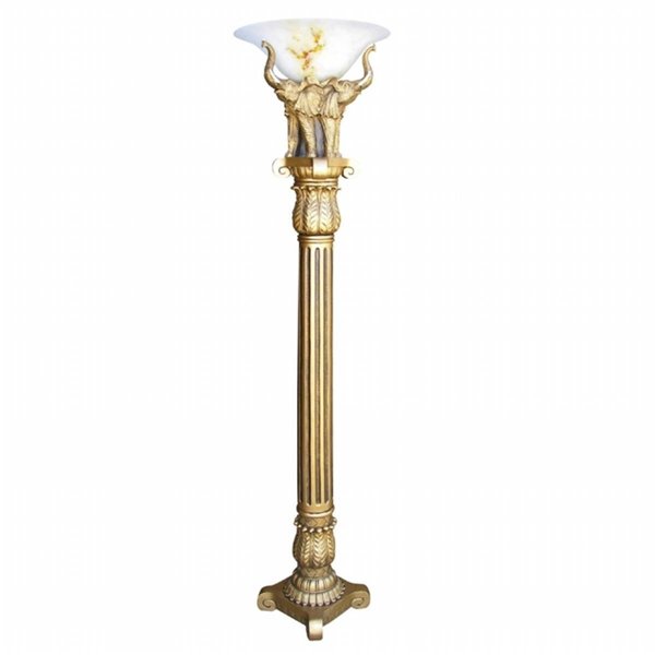 Cling Antique-Style Goldtone Floor Lamp CL106039